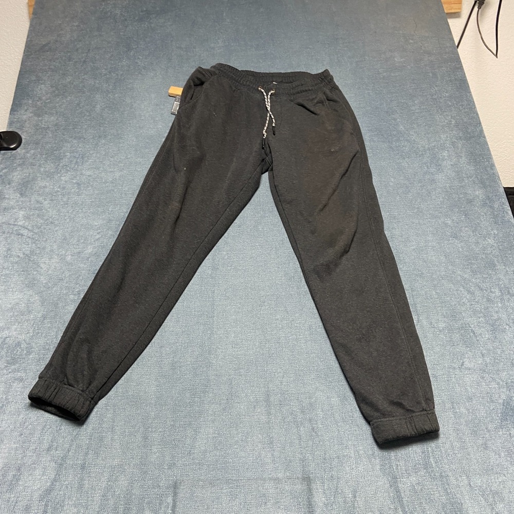 VTG Original Weatherproof Joggers Pants Men Small Black Fleece Lined Tapered Leg